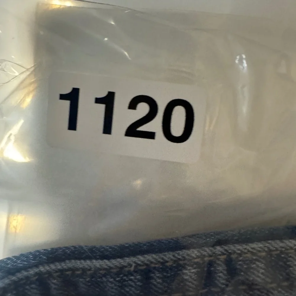 Lands End Girls Blue Denim Heart Pocket Skirt Size L 10-12 Elastic Waist Stretch